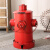 复古铁艺工业风创意个性栓大号带盖脚踩室外垃圾桶客厅户外用 做旧红色-大号