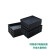 方盘黑色物料盒零件工具元件盒塑料周转箱塑胶托盘浅盘胶盘 8号-带卡槽外尺寸: 228*168*38m