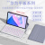 GOMI适用华为Matepad11键盘保护套11.5s带蓝牙键盘磁吸2023款柔光版pro平板电脑软壳鼠标套装 【背光】薰衣草紫+白色蓝牙键盘（圆形键帽）+白鼠标 华为MatePad 10.8英寸