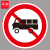 谋福（CNMF）交通标志指示牌 停车场标识牌可定制【禁止载货汽车通行-贴高亮反光膜UV(平板钉墙款)】