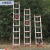白羌笛铝合金伸缩梯子直梯单面升降梯子工程梯阁楼梯3-12米家用户外云 加厚款7米高度6.5米 2mm