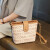 酷奇袋鼠（KUQIDAISHU）袋鼠轻潮牌包包时尚款2023年新款单肩包森系水桶包链条包法式 米白色