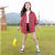 庄蔻莉夏装女童外套3-8-14岁女孩衬衣2024新款中大童夏装儿童洋气格子 红色 110