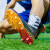 SEMBOSK世界杯C罗刺客足球鞋男女碎钉ag长钉儿童男童小学生成人专业训练 白色长钉 42