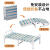 LISM适用于钢丝床单人折叠办公室午睡简易双人出租房便携午休木板床 经典银灰-圆管加厚款（1.00