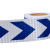沸耐笙 FNS-24817 箭头晶格反光贴安全警示胶带 白蓝10cm宽*25m长 1卷