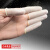 切口手指套一次性透明磨砂防水防滑无尘工业电子乳胶防护指套 白指套30克试验装（约60只