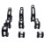 冰禹 304不锈钢连胶条喉箍 R型固定夹电缆电线卡箍抱箍 直径48mm（5个） BYyn-427