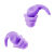 橙央（CHENGYANG）耳塞防噪音隔音睡觉宿舍睡眠学习降噪工业耳罩呼噜声 紫色 左耳+右耳一对+收纳盒+眼罩