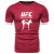 iosnufc短袖UFC格斗T恤夏季新款男士圆领T恤欧美风格男士T恤 黑色 M