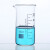 欧杜（oudu） 高硼硅刻度玻璃高型烧杯实验器材 LG高型玻璃烧杯50ml(4个)