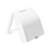 电气开关插座防水盒86型浴室卫生间防溅盒罩保护盖 雅白色(可90悬停)