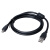 三菱GOT1000/GT11/GT15触摸屏编程电缆数据下载线GT09-C30USB-5P 黑色USB-MiniT型口 3m