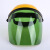 东部工品 戴式电焊防护面罩打磨防护面罩半透明焊工焊接面屏面罩 黄定绿色  2个装 JY-39-98