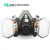 IGIFTFIRE620p防护面具套装防尘化工气体农药活性炭防尘毒呼吸半面罩 6200主体