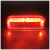 山头林村汽车太阳能警示灯防追尾免接线中网呼吸灯摩托LED领航强光爆闪灯 太阳能自动充电红光款警示灯两