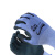 登升509防护手套磨砂涂层耐磨防滑乳胶浸胶劳保手套 5双/袋 蓝色 