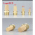 SL铜质长头气动消音器 消声器宝塔尖头型1分2分3分4分SL-01/02/03 M8