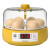 孵蛋器1枚小鸡孵化器小型型儿童孵化机鹦鹉迷你全自动孵化箱 12枚全自动单电(高端款小飞碟)