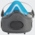 普达 硅胶防尘半面罩套装 7200LC 过滤式 国产