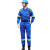 瑞可特 RSF320 抢险救援服套装 长袖反光应急救援防静电服 电网电力劳保工作服 蓝色（上衣+裤子） 4XL 