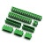 穗之语5.0接线端子2EDG插拔式pcb凤凰端子电路板插头5.0mm弯直针座绿色 5.0MM-2P 铜环保 单独孔座 (10只)