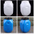 实验室废液桶 化学耐酸碱化工桶圆桶方桶酵素桶防腐蚀泔水桶 25升圆方蓝色加厚-H16