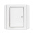 开关插座都会E3000白色荧光暗装五孔插座家用墙壁86型面板 空白面板