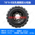 工程轮胎工业机械承重轮电动地牛用橡胶实心轮胎300100橡胶空圈 400-12五孔钢圈实心轮胎