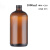 波士顿瓶棕色小口玻璃螺口瓶透明药剂瓶密封采样瓶分装化工化验瓶 1000ml 棕色含盖