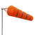 气象风向袋 一体风速风向标 牢固耐用型气象风向袋布袋油气化工企 橙白反光款小号 0.8米