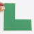 冰禹 四角定位贴12个 12.5*5CM 桌面地面6S管理标识标签贴纸地贴 绿色L型 BYP-201