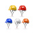 YHGFEE危斯帝安全帽工地男国标玻璃钢加厚ABS头盔施工领导透气定制logo V型经济款-橙色