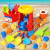 恩贝家族大颗粒决明子斤儿童沙滩沙池玩沙玩具岁宝宝沙漏围栏 沙滩桶沙漏组合25件