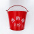 JZEG 消防桶（半圆桶）消防器材 消防救援 烤漆铁材质黄沙桶 