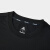 匹克启系列丨户外短袖T恤男女夏季新款宽松透气背后图案圆领运动上衣 黑色 XS