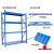 定制仓储货架多层收纳货架重型货架杂物间地下室置物货架 灰色300公斤加层 灰色