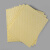 工业吸油棉 吸油垫 吸油片 强力吸油不吸水 吸油棉毡毯2/3/4/5mm 黄色2mm 40*50CM 100片/箱