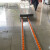 卸货神器宽流利条滑轨弯道无动力卸货滑梯滑轮轨道运输工具 一组2米40宽4道3固定件