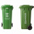 加厚塑料大容量垃圾桶商用物业户外分类带轮120l240升挂车环卫桶 30L全新料带盖加厚灰SX-ZE-30B