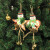 美青（MEIQING）圣诞节装饰品铃铛老人雪人麋鹿圣诞树挂件酒吧派对圣诞布置用品 圣诞雪人带铃铛挂件