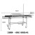 不锈钢担架车病人转移车手推车医院救护抢救床转运平车 加厚四小轮担架车厚垫静轮