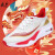 疾步飞电4c跑鞋男款超轻减震碳板跑步鞋大童青少年初中学生运动鞋球鞋 中国红 36