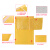 重安盛鼎 牛皮纸气泡信封袋黄色 加厚饰品服装包装袋 快递纸袋 15*18+4cm封口（384个）