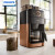 飞利浦（PHILIPS）咖啡机家用全自动双豆槽自动磨豆预约功能美式咖啡壶 HD7762/70金属棕