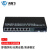 沃鑫飞 千兆光纤收发器  监控工程 二光八电 单模单纤 SC接口 WXF-QZ26010