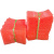 贝傅特 红色气泡袋 泡沫包装袋气泡膜垫片全新料防震泡泡袋打包袋 30*40cm（100只）