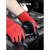 N528N518劳保丁腈耐磨防滑耐用建筑工地干活用的劳动手套 星宇N528红色 24双