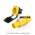 CNLINKO卡侬电源插头3芯显示屏音响防水航空电源连接器插头嘉博森 YF24型黄色套装
