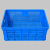 海斯迪克 HKCC03 塑料周转筐 胶收纳筐 快递筐 1米筐（方格孔） 周转箱 框子篮子 6#蓝外1030*680*540